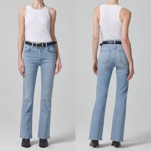 CITIZEN OF HUMANITY Lilah High Rise Bootcut Jeans In Lyric Wash 27.